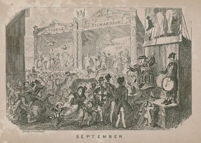 septembermesse av George Cruikshank