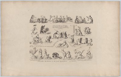 Noen av Drolleries of the Great Exhibition, 1851., 1851. av George Cruikshank