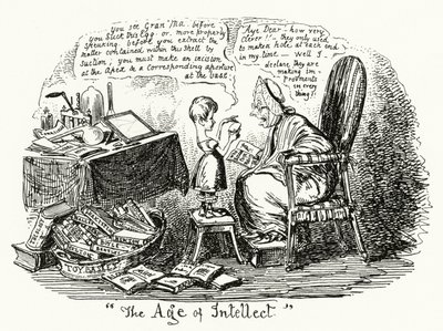 The Age of Intellect (gravering) av George Cruikshank