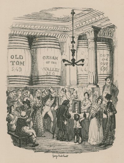 Ginbutikken av George Cruikshank