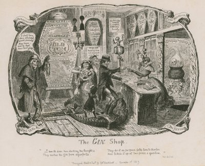 Ginbutikken av George Cruikshank