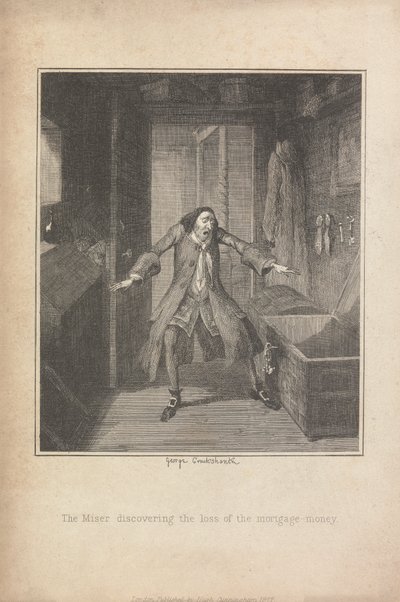 Gjæringen oppdager tapet av pantepengene av George Cruikshank