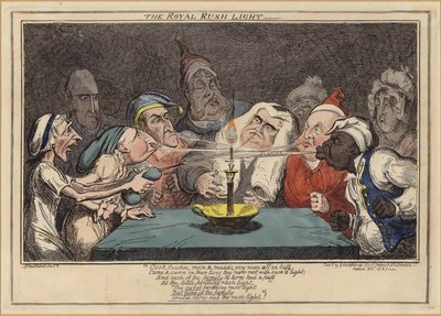 The Royal Rush Light av George Cruikshank