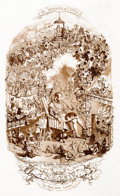 Amors triumf, 1800-tallet. av George Cruikshank