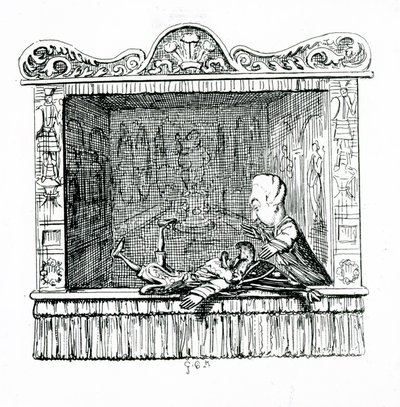 Legen med Mr Punch av George Cruikshank