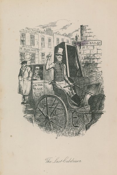 Den siste drosjesjåføren av George Cruikshank