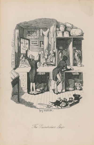 Pantelånerbutikken av George Cruikshank