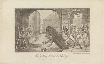 Tom Får det beste av en Charley av George Cruikshank