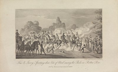 Tom og Jerry, med sine "blodbiter" ... av George Cruikshank