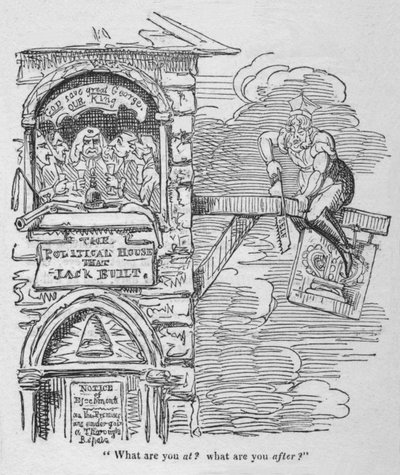 Hva er du på Hva er du ute etter, c1820. av George Cruikshank