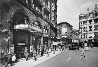 Piccadilly Circus Station, Haymarket-inngangen, Westminster, London, ca 1930-tallet av George Davison Reid