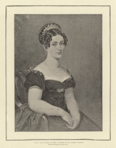 H R H hertuginnen av Kent, mor til HM Dronning Victoria av George Dawe