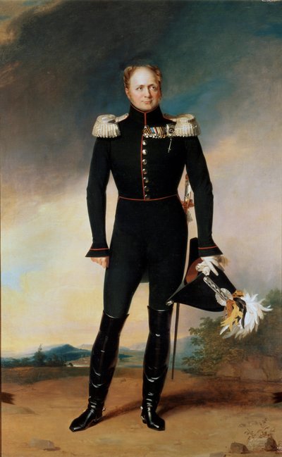 Portrett av keiser Alexander I, 1825 av George Dawe