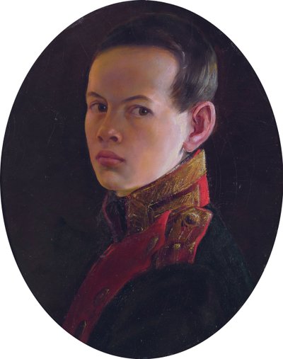 Portrett av kronprinsen Alexander Nikolayevich 1818-1881 av George Dawe