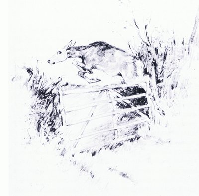 Som en pil fra en bue (litho) av George Denholm Armour