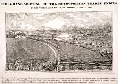 Copenhagen Fields, Islington, London, 1834 av George Dorrington