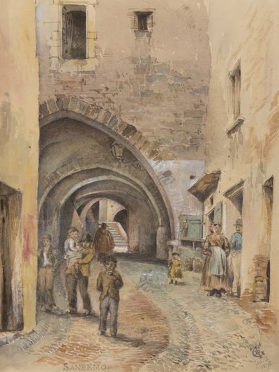 San Remo, 3. januar, 1878 av George Douglas Tinling