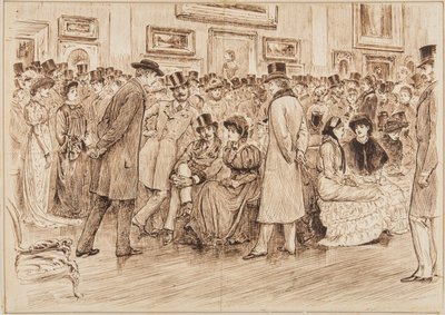 Mr Fielding, hva synes du om disse bildene? Dette er kunst, privat utsikt på Grosvenor Gallery av George du Maurier
