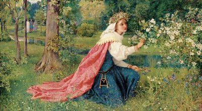 Matilda - Dante, Skjærsilden, Canto 28 av George Dunlop Leslie