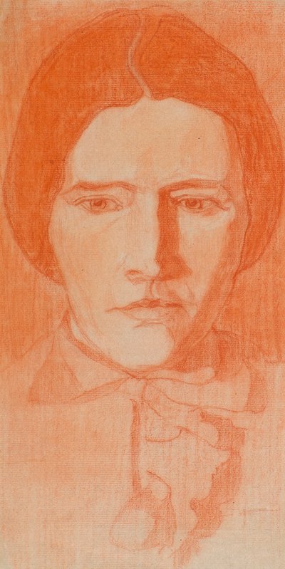 Portrett av kunstnerens mor av George Dutch Davidson
