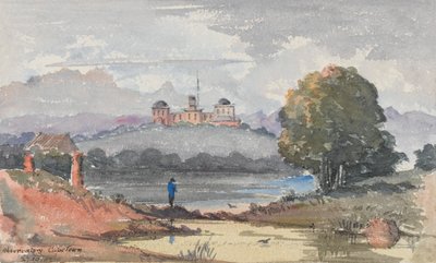 Observatorium, Cape Town. The Residence of Sir J Maclear, ca. 1859-62 (akvarell) av George E.L.S. Sanford