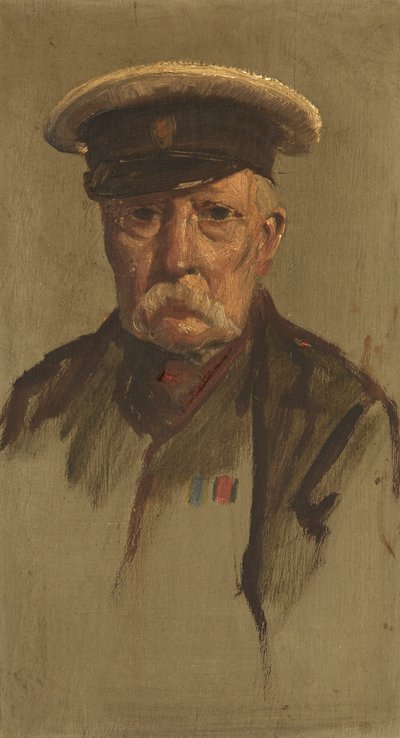 Portrett av J. Cole, 7., ca. 1920 (olje på panel) av George Edmund Butler