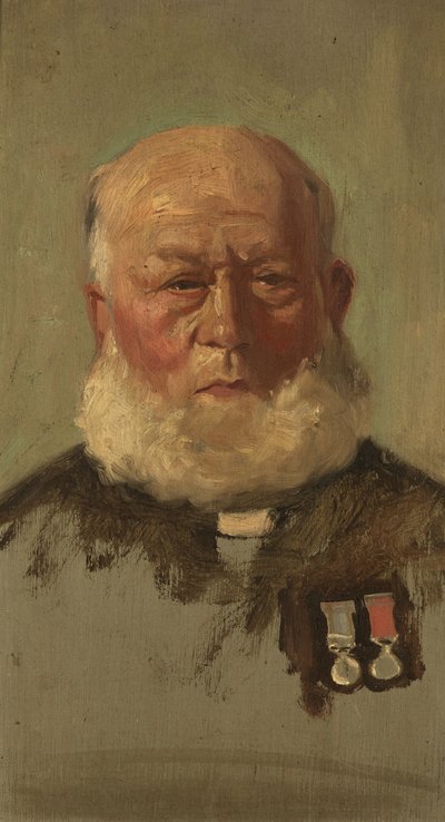 Portrett av J. Summers, R.N., ca. 1920 (olje på panel) av George Edmund Butler