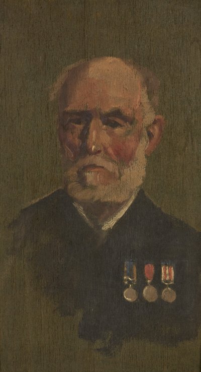 Portrett av P. Larkin av George Edmund Butler