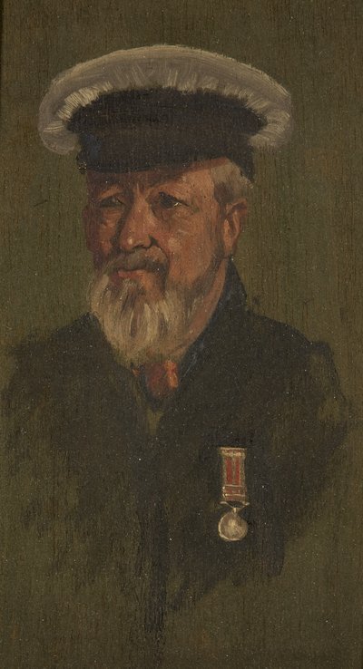 Portrett av R. Coombs, M.T., ca. 1920 (olje på panel) av George Edmund Butler