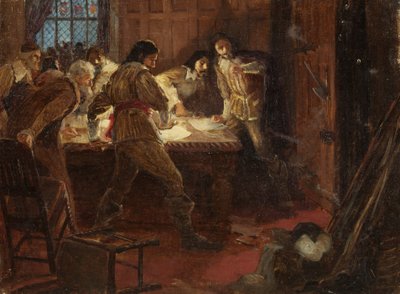 Yeamans og Bowcher overrasket mens de planla å levere Bristol Castle til kongen av George Edmund Butler