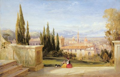 italiensk landskap av George Edwards Hering