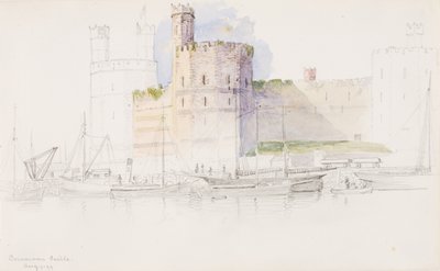Caernarvon slott, 1899. av George Elbert Burr