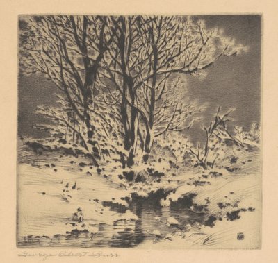 Første snø (nr. 1) av George Elbert Burr
