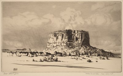 Mesa Encantada, New Mexico (nr. 2) av George Elbert Burr