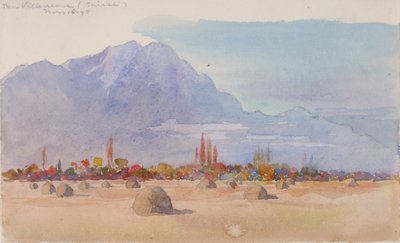 Nær Villeneuve, Suisse, 1898. av George Elbert Burr