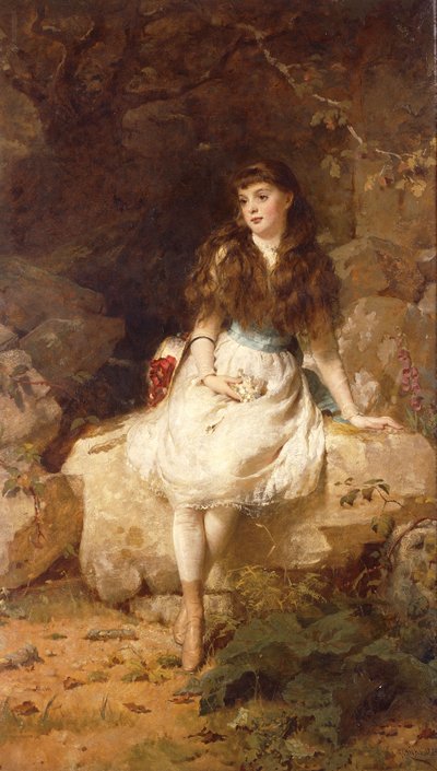 Lady Edith Amelia Ward, datter av den første jarlen av Dudley, 1883 av George Elgar Hicks