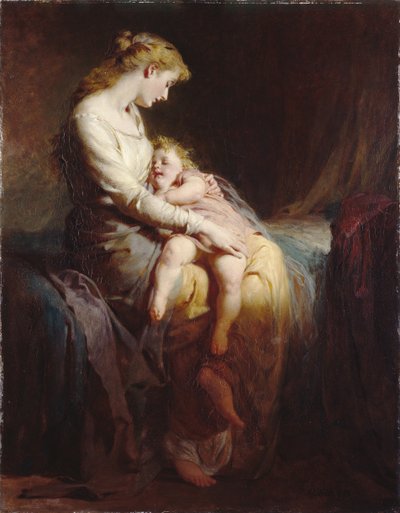 Mor og barn av George Elgar Hicks