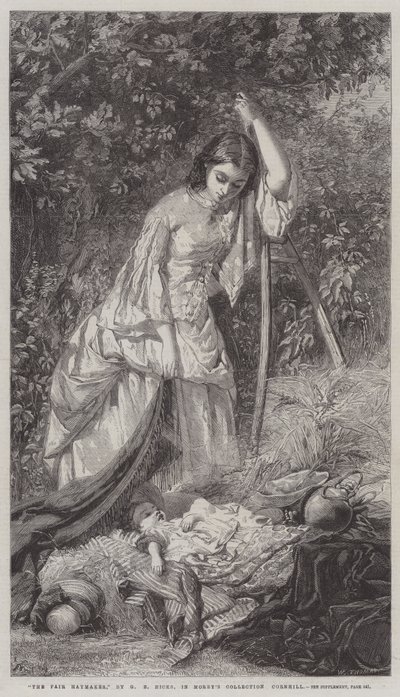 The Fair Haymaker av George Elgar Hicks