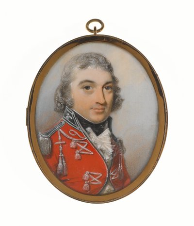 En uidentifisert offiser for fektbart kavaleri av George Engleheart
