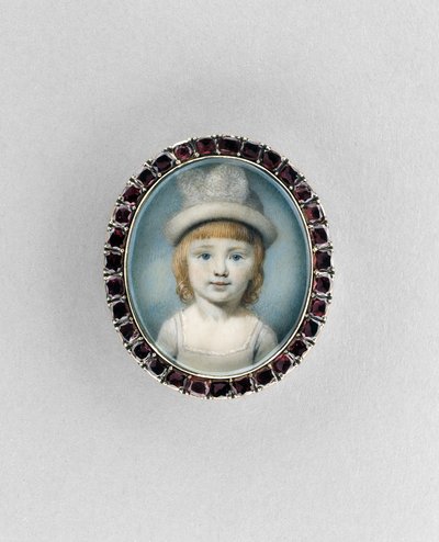 Portrait of a Child, ca. 1780 (akvarell på elfenben av George Engleheart