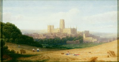 Durham, før 1828 (Akvarell og gouache) av George Fennel Robson