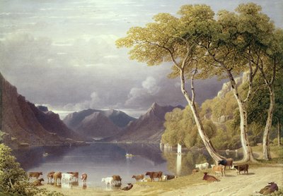 Leder for Ullswater i Lake District av George Fennel Robson
