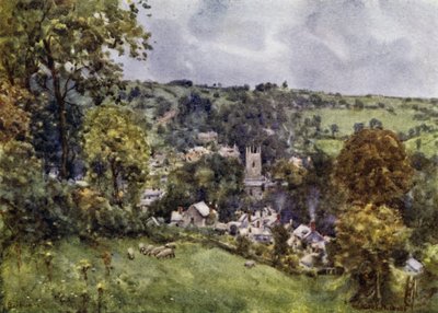 Bodmin (farge litho) av George Franck Nicholls
