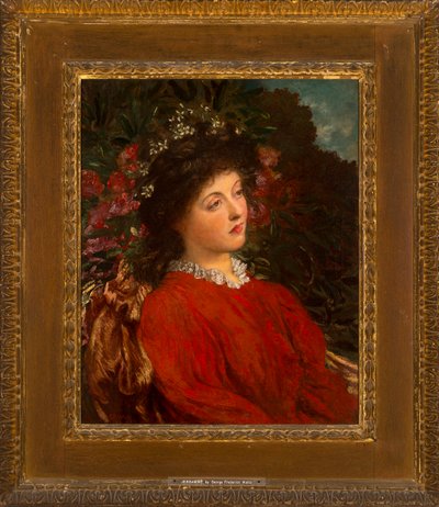 Portrett av Eveleen Tennant (senere fru F.W.H. Myers) 1876 (olje på lerret) av George Frederic Watts