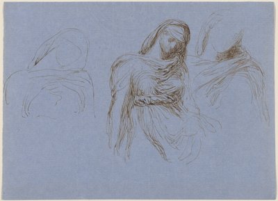 Study of Death for "Time and Death" av George Frederic Watts