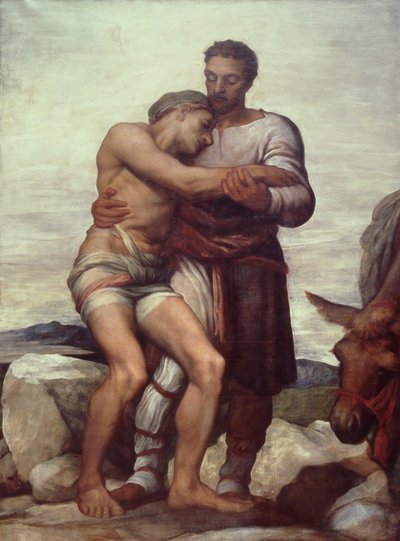 Den barmhjertige samaritan av George Frederic Watts