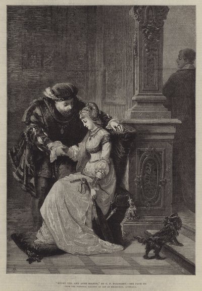 Henry VIII og Anne Boleyn av George Frederick Folingsby