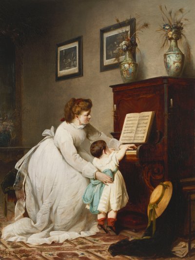 Den første leksjonen, av George Frederick Folingsby