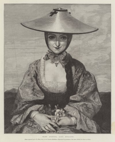 Mary Augusta, Lady Holland av George Frederick Watts