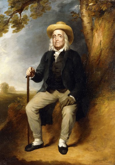 Portrett av Jeremy Bentham av George Frederick Watts
